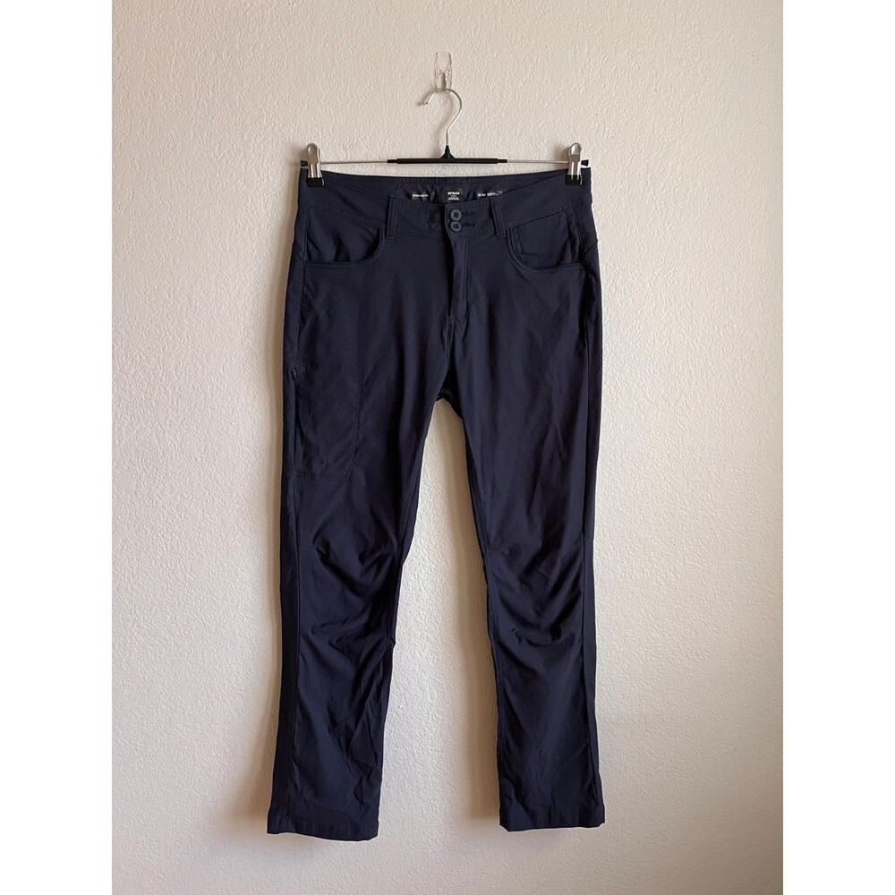prAna Women's Stretch Zion Halle Pant in Navy Size US 10